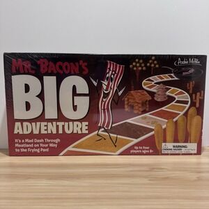 Mr. Bacon's Big Adventure Board Game 2009 Archie McPhee NEW Sealed Item #11952